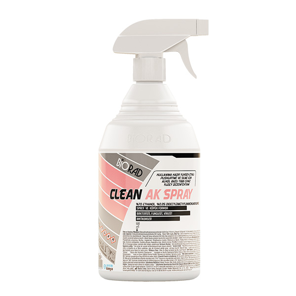 Yer Yüzey Dezenfektan Clean AK Spray