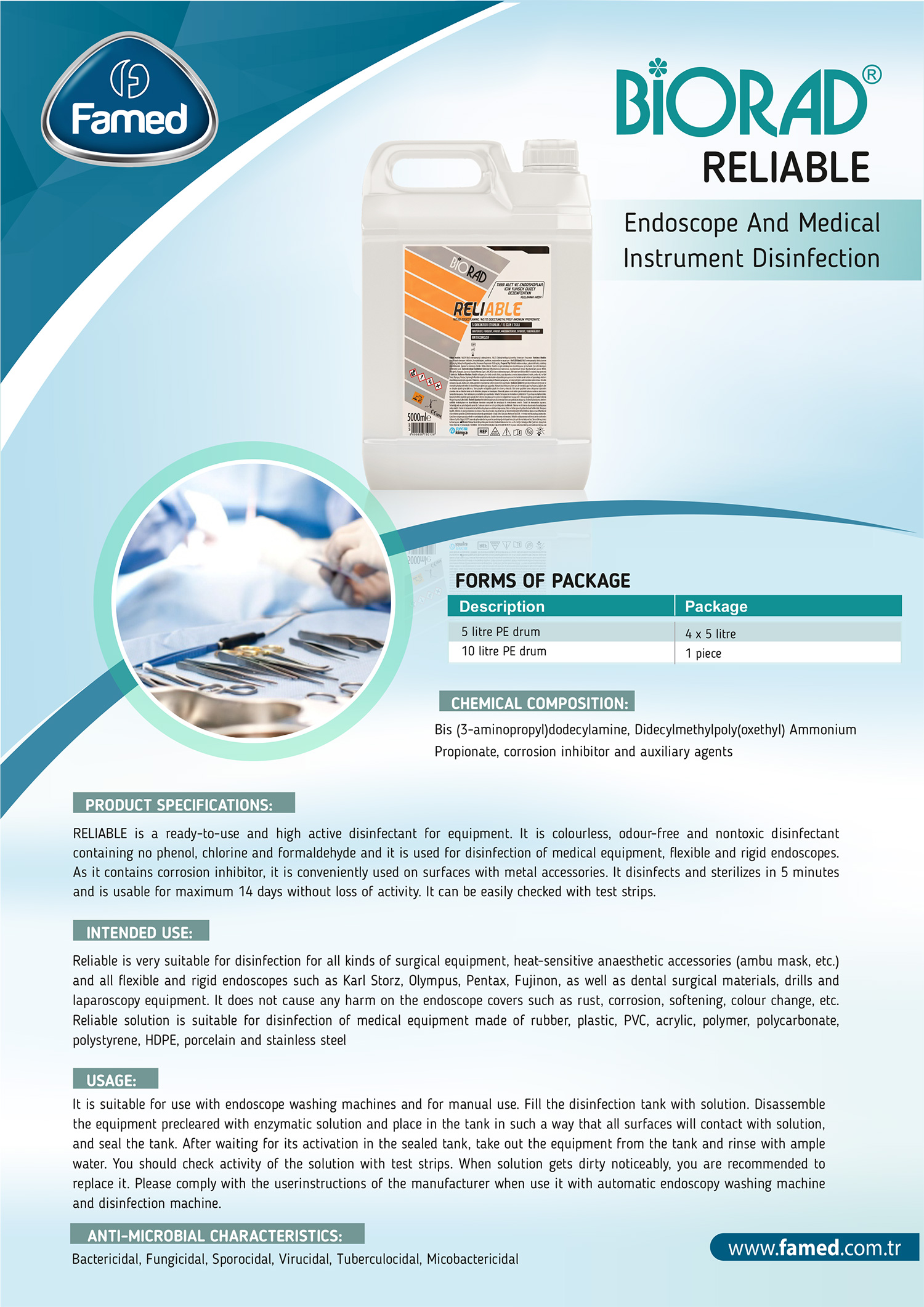 Reliable Endoscope And Medical Instrument Disinfection