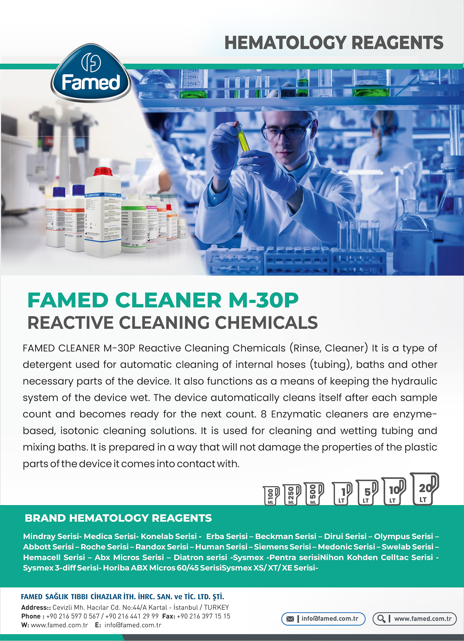 Cleaner M-30P Reactive Cleaning Chemicals